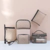 5pcs/Set Mesh Makeup Bags Black&Heart Portable Cosmetic Pouches Washbag 2