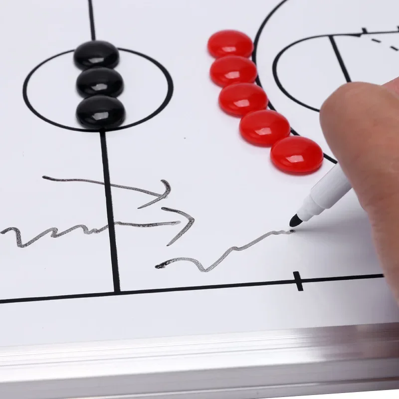 Tactical Magnetic Plate Soccer Basketball Strategy Coach Wall-mounted Board Competition Training Sand Table Teaching Board Kits