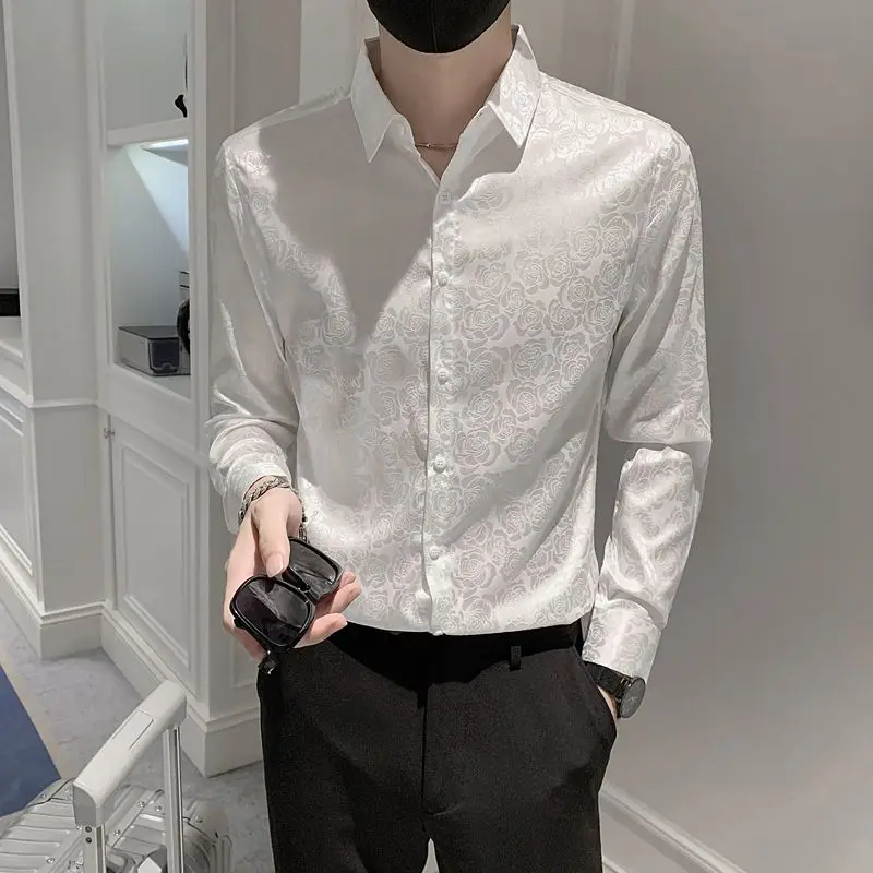 Summer KPOP Fashion Style Harajuku Slim Fit Tops Loose All Match Casual Shirt Korean Style Square Neck Button Long Sleeve Blusa