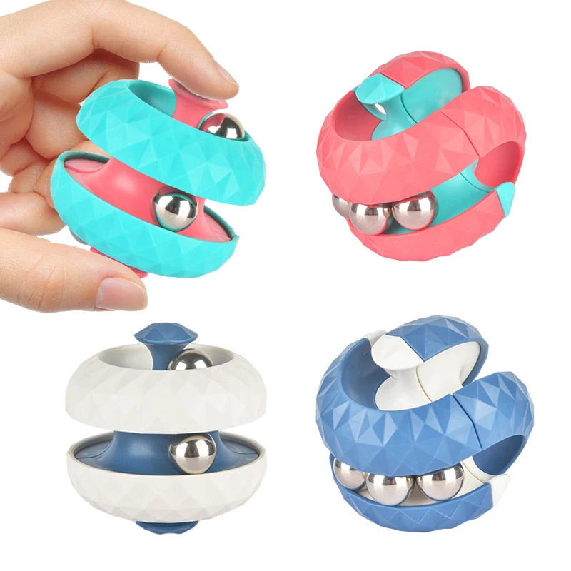 Fidget Toys Anti Stress Toys Decompression Toy Children Orbit Ball Cube Anti Stress Sensory Toys Fidget Toys Kids Spinner Gifts Kids Focus training