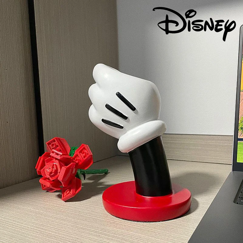 

Cartoon Creative Mickey Holding Vase Desktop Ornaments Home Bedroom Desk Personalized Creative Decorative Ornaments