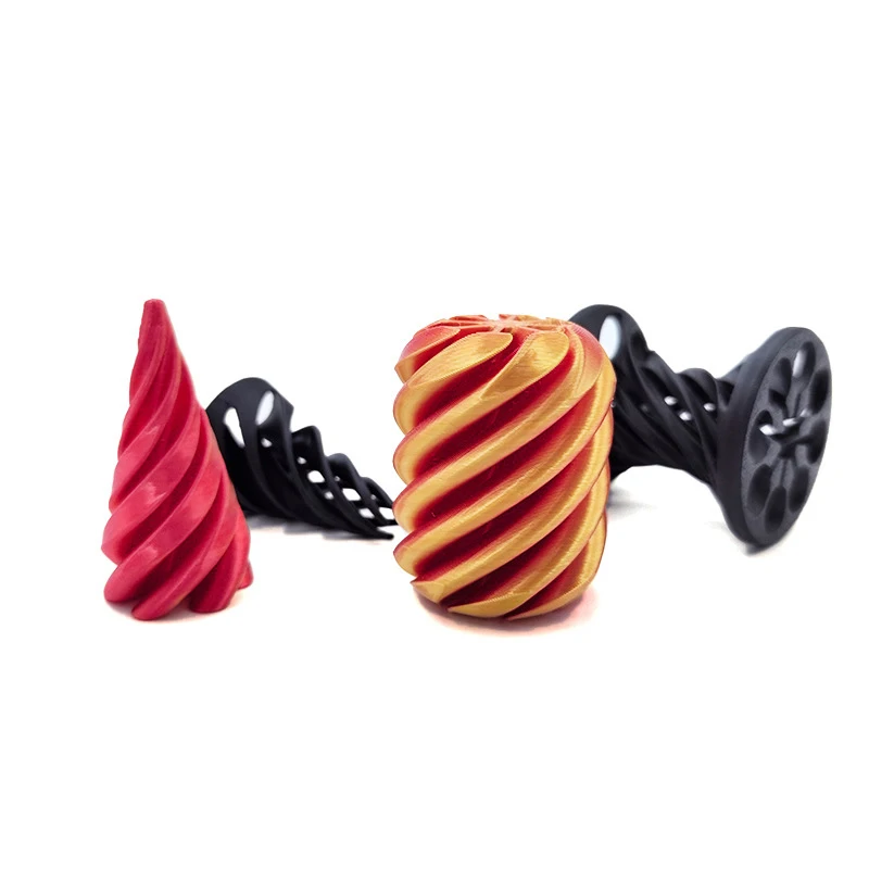 Impossible Pyramid Passthrough Sculpture 3d Printed  2024 Helix Screw Fidget Toy Spiral Cone Decompression Decorative Ornaments