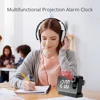 2022 NEW LED Digital Projection Alarm Clock Table Electronic Alarm Clock with Projection Time Projector Bedroom Bedside Clock 3