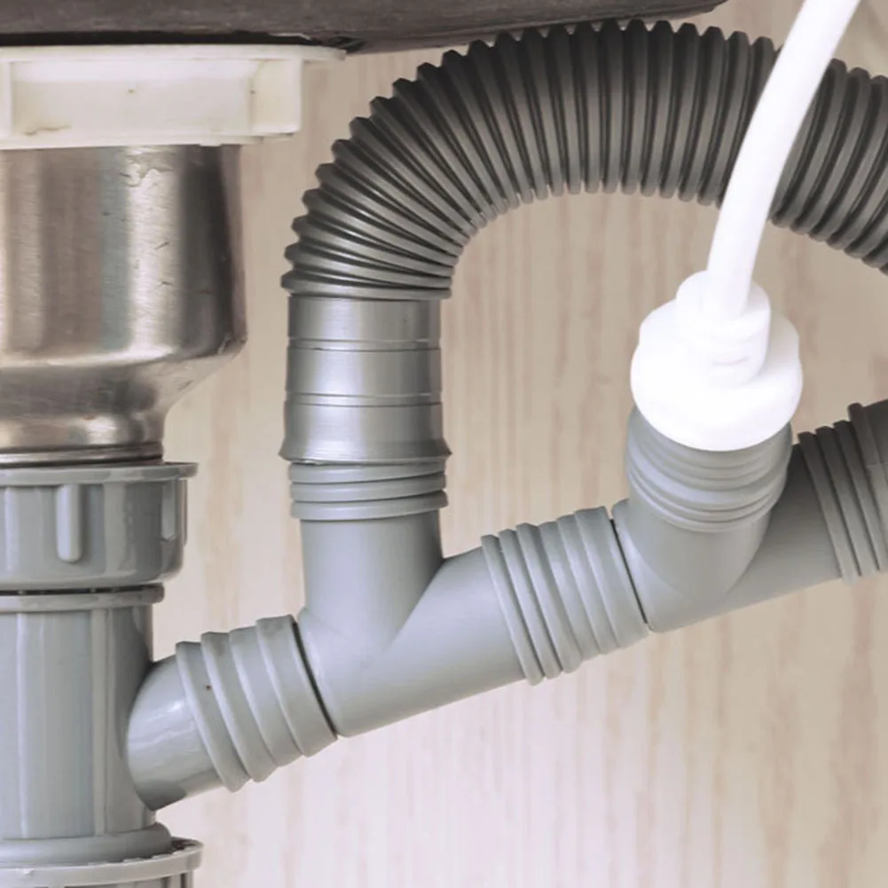 Sink Drain Pipe Kitchen Basin Overflow Hole Joint