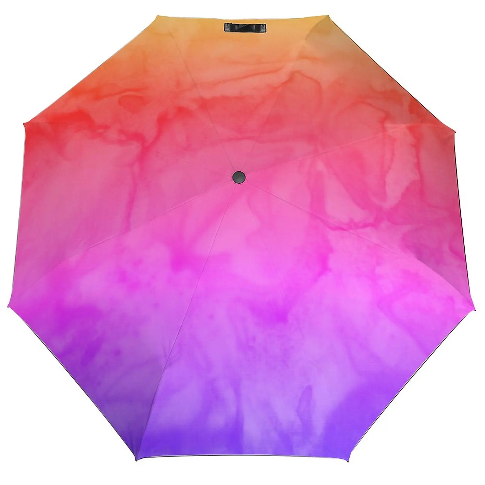 

Автоматический зонт с мраморной краской, легковесный зонт с принтом омбре, 3 сложения, ветрозащитная рама из углеродного волокна, зонты для мужчин и женщин