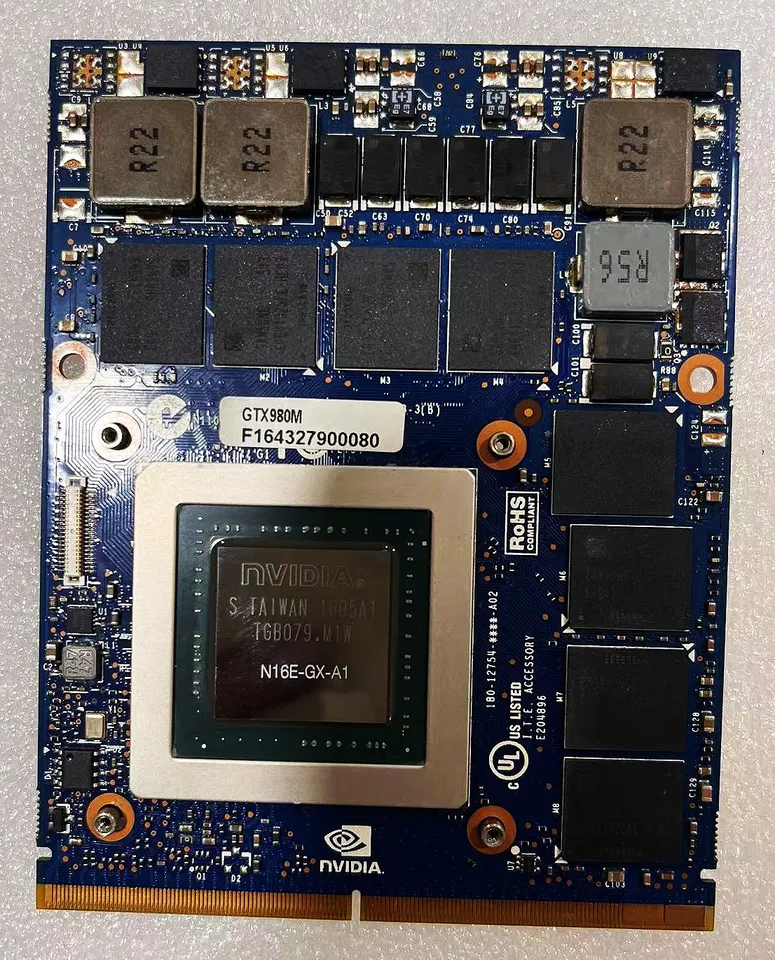 GTX 980m gtx980m カルテ グラフィック n16e - GX - A1 8gb gddr5 mxm