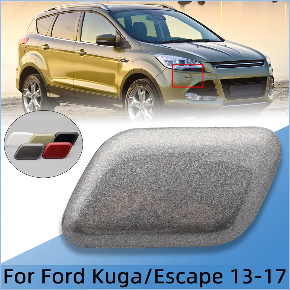 

Front Bumper Headlamp Washer Nozzle Cap Shell Cover Lid Trim Hook For Ford Escape 2017 2018 2019 Kuga 2013 2014 2015 2016 2017