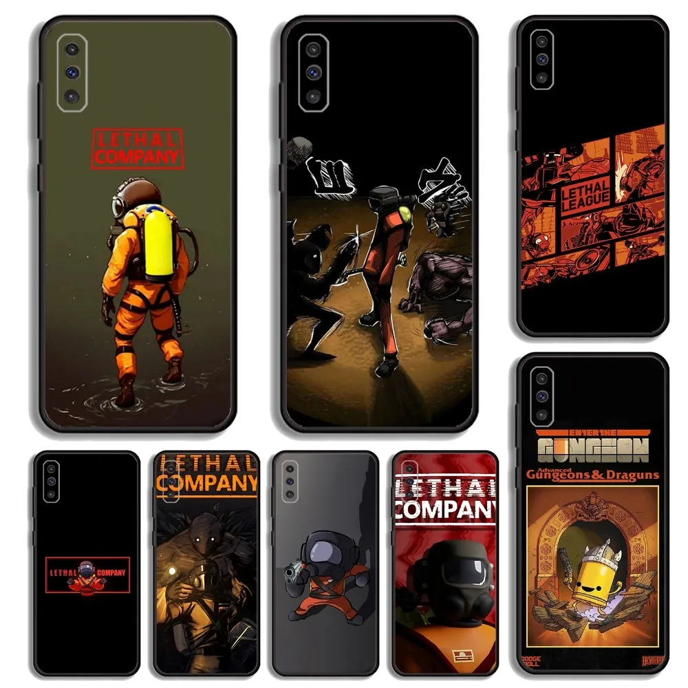 Игровой чехол L-XL C-Company для телефона Samsung S23,23,22,30,21,10,9,Note20 Ultra,Lite,Ultra,5G,Plus,FE, черный мягкий чехол