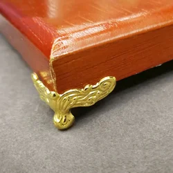 Set of 4 Elegant Gold Alloy Furniture Corner Protectors (Gold)