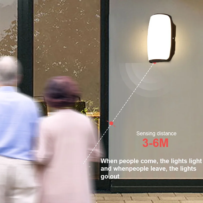 LED outdoor lights waterproof IP66 AC85-265V Motion Sensor light led outdoor wall light outdoor lighting outdoor wall lamp