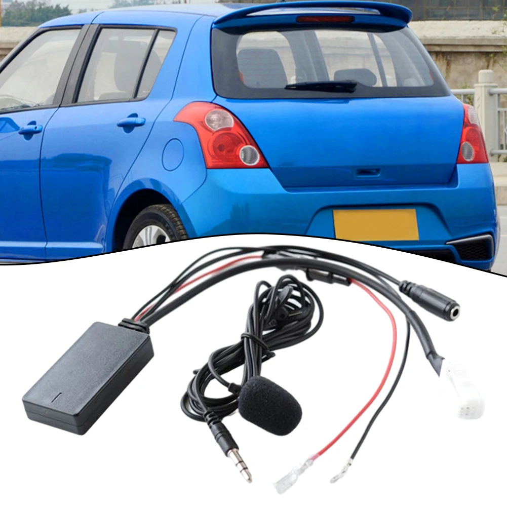 For Clarion For Jimni Bluetooth-compatible AUX Bluetooth 27CM 5-12V 5.0 Bluetooth Durable To Use Non-destructive