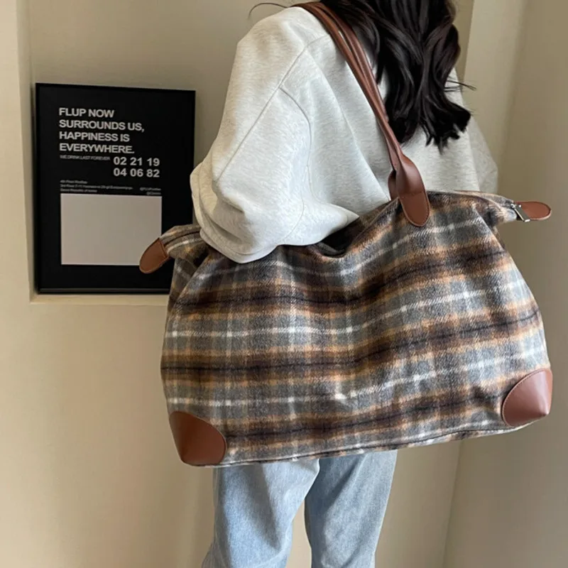 Large Capacity Travel Bag Short Distance Business Trip Accommodation Fitness Training Storage Bag Unisex High Quality Multicolor