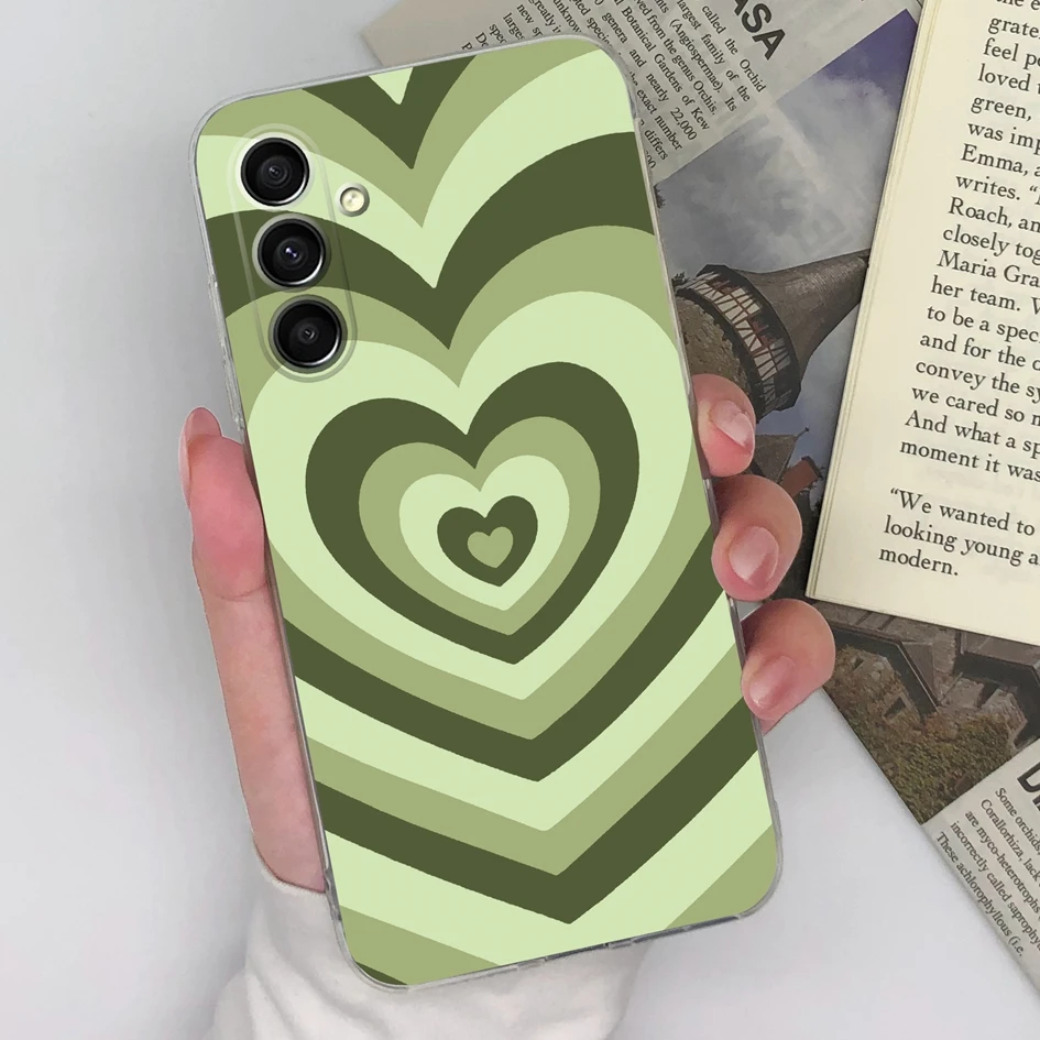 Love Heart Butterfly Soft Silicone TPU Transparent Camera Protection Phone Case