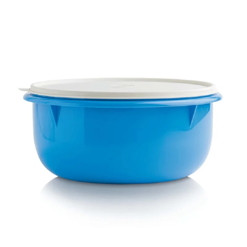 Contenitore Di Stoccaggio E La Preparazione Tupperware Mixim Serie 3 Litro, Blu Maxima Salad Bar Jumbo Ciotole