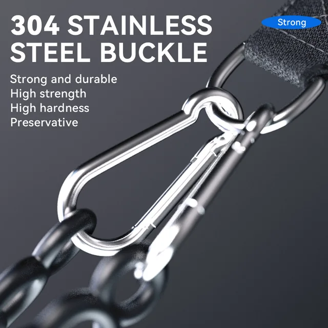 Adjustable Resistance Band with Yoga Pedal Home Leg Stretching Strength Training Rope for Men Women