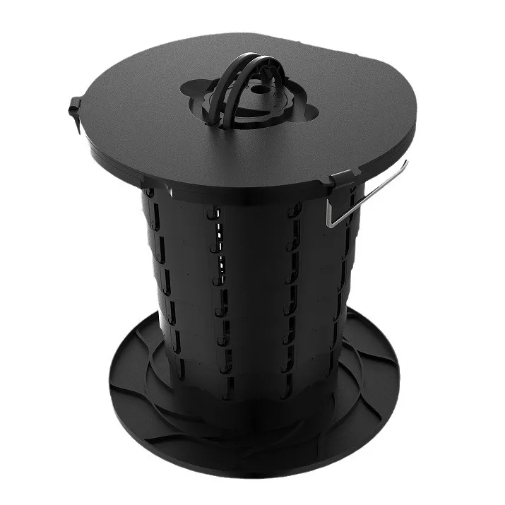Telescopic Stool for Hiking, Camping Stools, Outdoor Emergency Mobile Toilet, Trash Can, Self Driving Travel, Fishing Chair