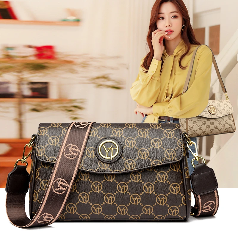 Women's Shoulder Bag Crossbody Bag Round Women's Wallet Waterproof Handbags