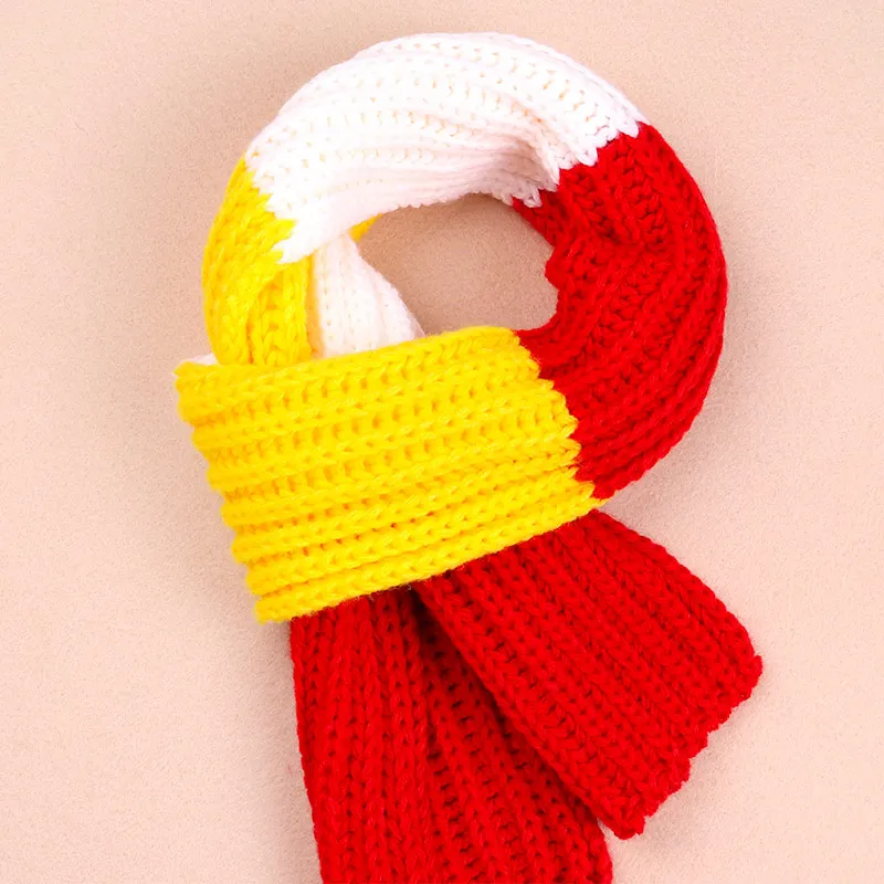 Children Scarf 100%Acrylic Thermal Scarf Baby-Kinder sjaal / das Oeteldonk Dutch Carnival Scarf Windproof Cover Winter Boys girls