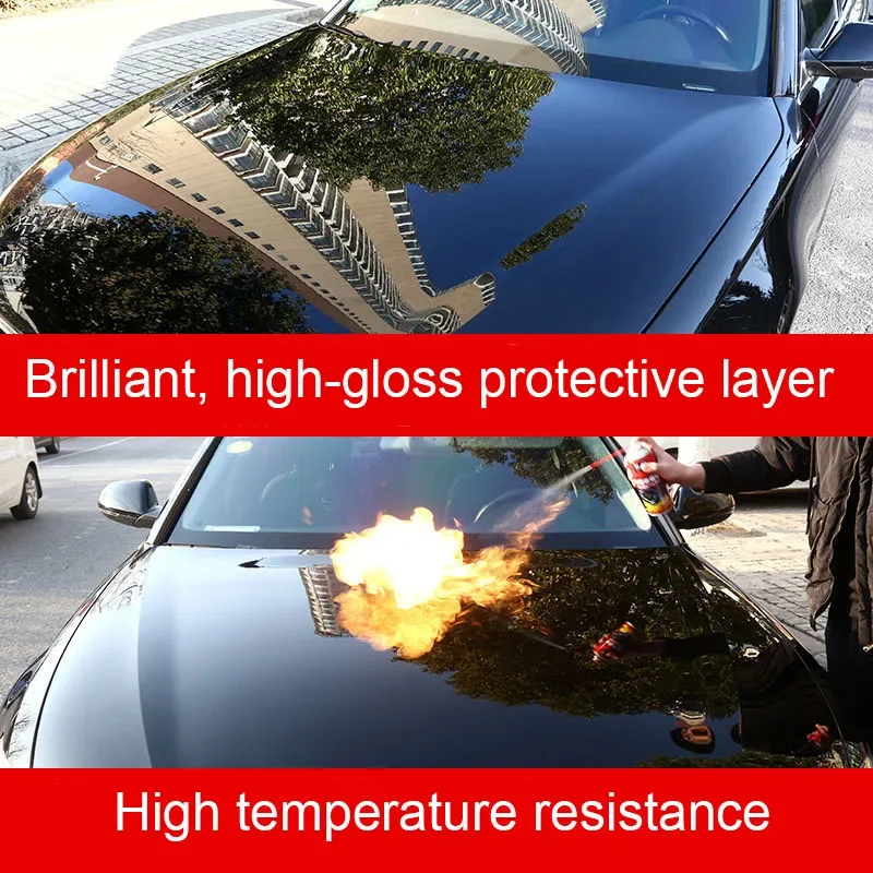 500ml Car Ceramic Coating Polishing Crystal Plating Spray Sealant Top Coat Quick Nano-Coating Wax Car Paint Waterproof Agent