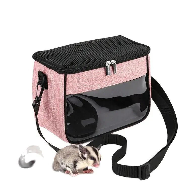 Rabbit Hamster Hedgehog Ferret Outdoor Inclined Shoulder Bag Portable Small Pet Travel Bag Breathable Animal Carrier pet carrier