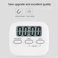 LCD Digital Kitchen Timer ทําอาหารแม่เหล็กนับถอยหลังจับเวลา Clear Loud Alarm Home Kitchen อุปกรณ์ทําอาหารขายส่ง 2