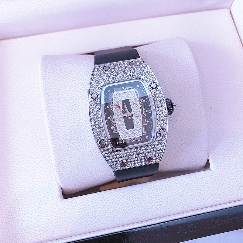 New 2022 Fashion Design Full Diamond Wrist Watch Luxury Top Quality Women  Business Watch Quartz Ladies Watch