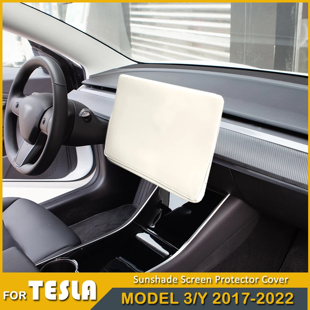 ForTeslaModel3YScreenProtectionCoverSunshadeCenterConsole