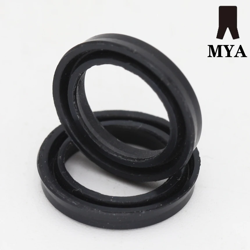 MYA 3-20mm NBR 고무 공기 밸브 공압 실린더 피스톤로드 샤프트 U/Y 그루브 립 방진 씰링 플랫 링 가스켓 오일 씰