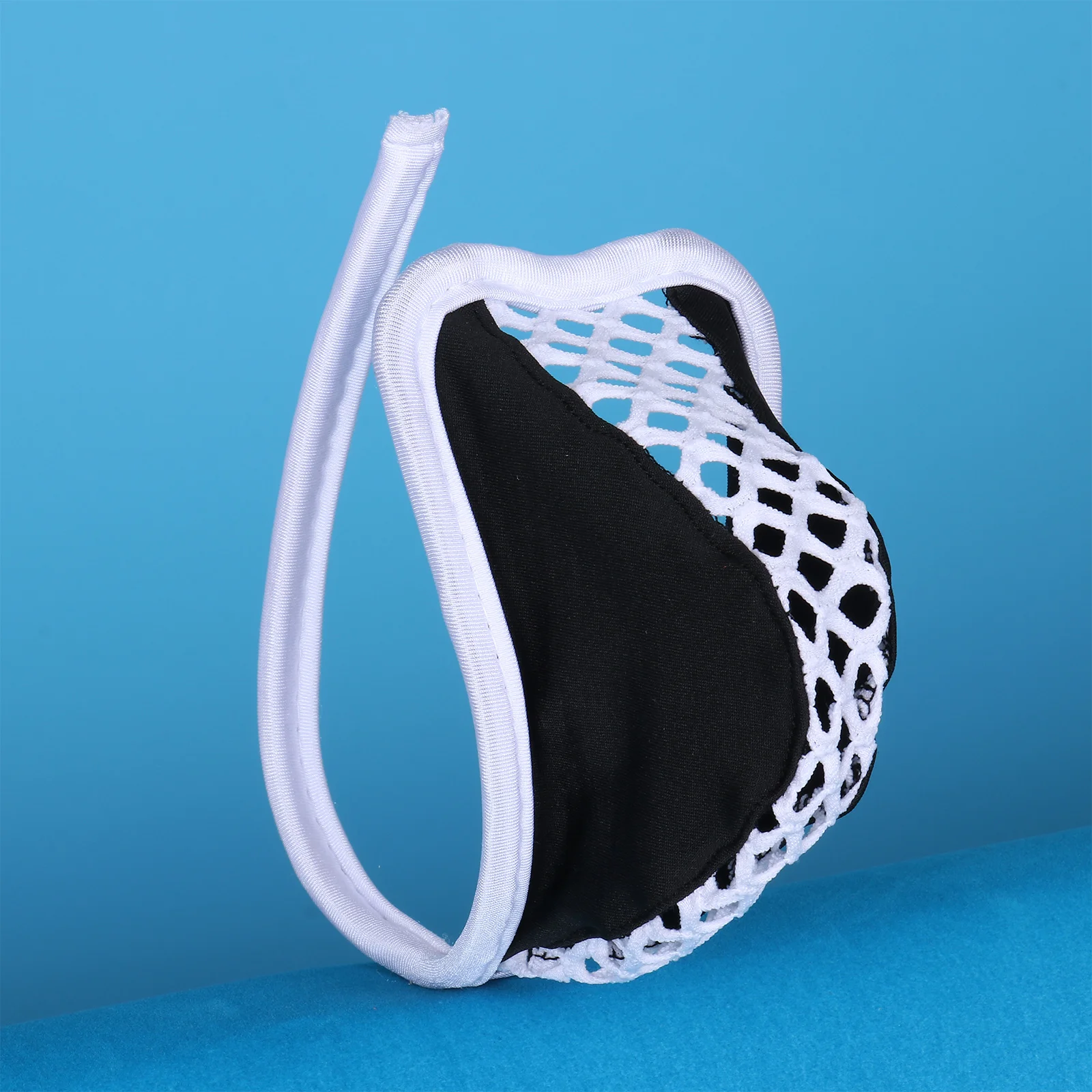 Mens Lingerie Hollow Out Bulge Pouch C-string Sissy Crossdress Underwear Sexy Erotic C Shape Thongs Lace Underpants male underwear