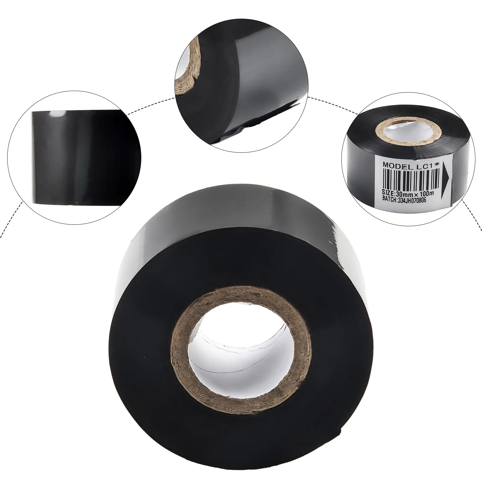 

DY-8-241B Ribbon Coding Date Printing Machine Colorful Ribbons Tape 30mm*100m 110-160 °C For-241 241B 241S TJ-08 DY-8