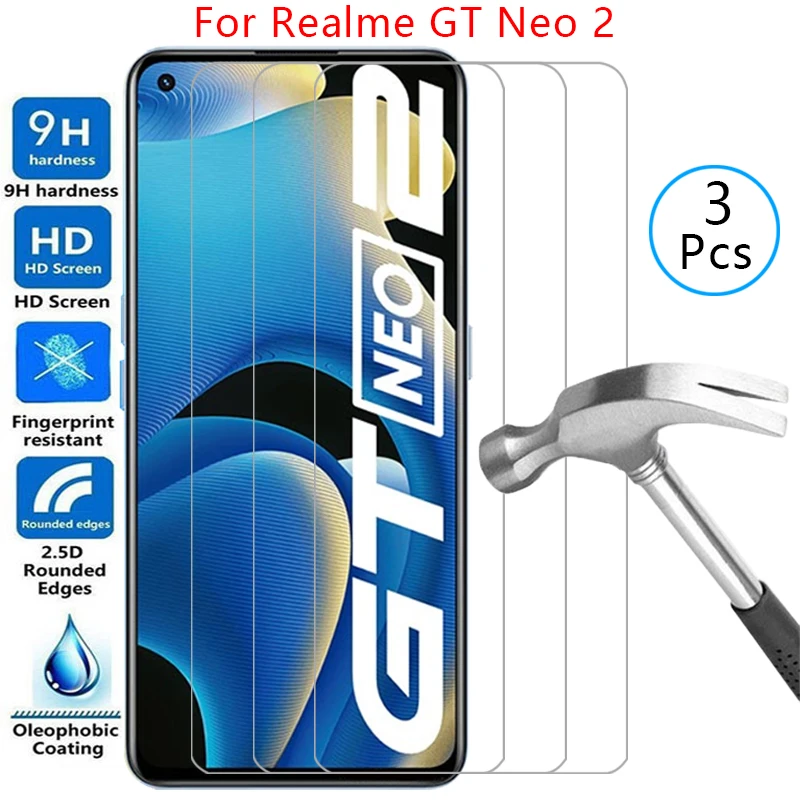 

screen protector for realme gt neo2 protective tempered glass on gtneo2 realmegt neo 2 5g phone film glas realmi relme real me