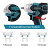 21V Cordless Electric Impact Wrench Brushless Electric Wrench Power Tools Hand Drill Socket Power Tool For Makita 21V Battery 3