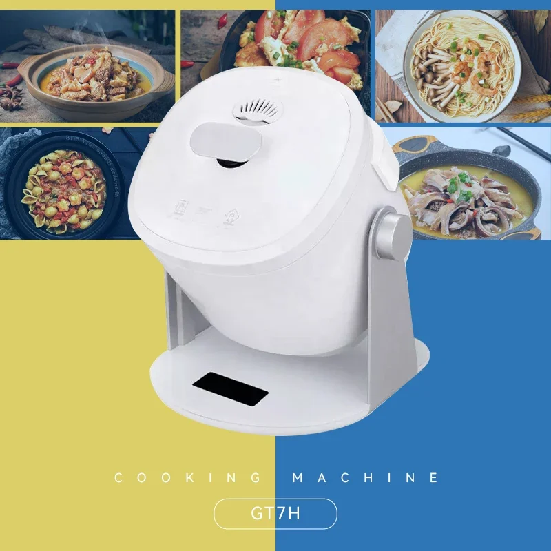 YYHC-Professional Automatic Cooking Machine And Multifunctional Rotating Fried Rice Cooker With 2400w Power