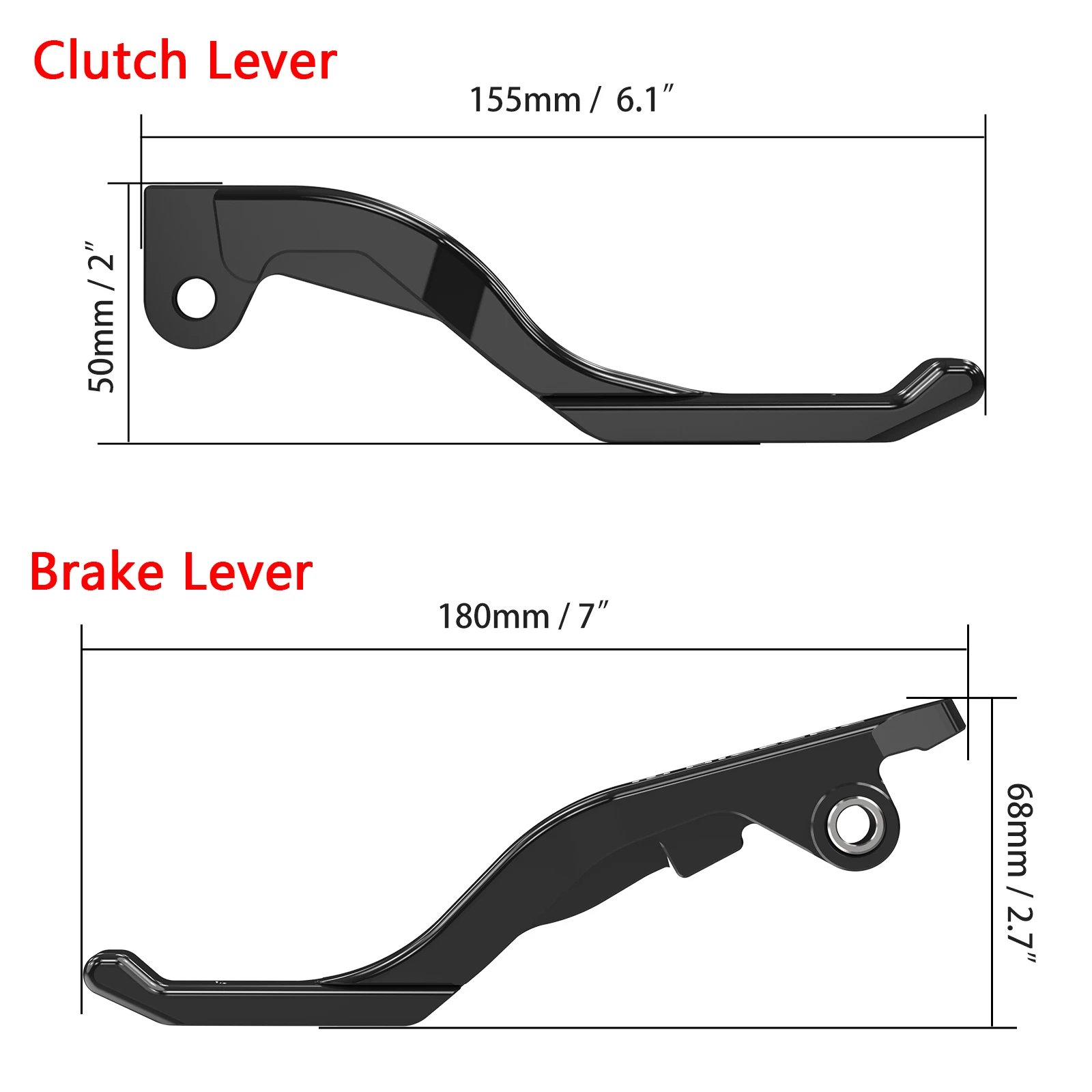 Leviers D'embrayage Et De Frein CNC Pour KTM 790 Adventure (2019-2023) - Réglables Et Pliables, En Aluminium Noir Et Orange
