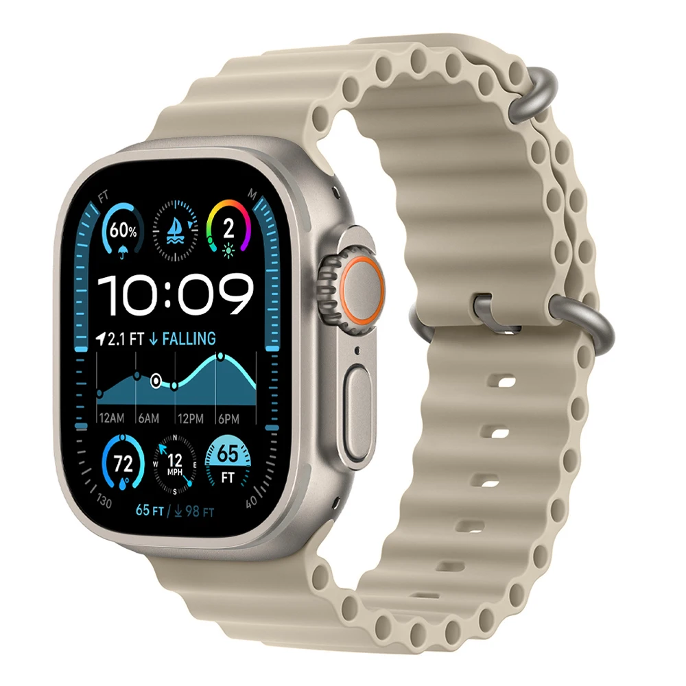 Ocean Blue Silicone Sport Strap