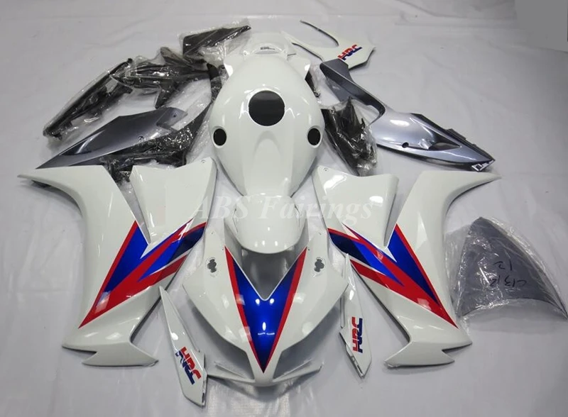 

Комплект обтекателей из АБС-пластика, 4 подарка, подходит для HONDA CBR1000RR 2012 2013 2014 2015 2016 12 13 14 15 16, кузов белого и серебристого цвета на заказ