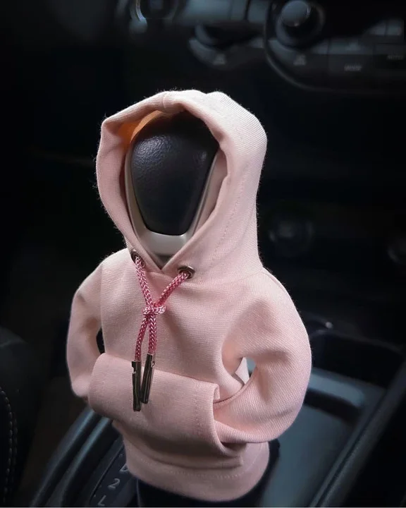 Auto Gear Shift Hoodie Cover Shift Cover Gear Handle Decoration Fits Manual Automatic Universal Car Shift Lever Interior Decor images - 6