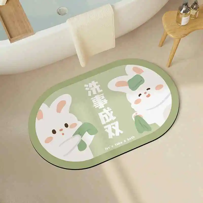 

2023 floor mats, soft and non slip bathroom floor mats