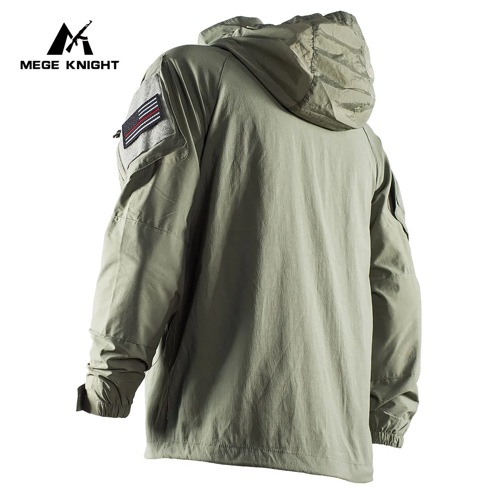 Outdoor Tactical Softshell PCU L5 Jacket Nylon Thin Style Assault Combat Field Coat for Hiking Climbing Military Uniform