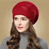 Autumn and Winter Korean Edition Fashion Versatile Rabbit Hair Knitted Wool Hat for Women Thickened and Plushed Warm Ear Protect 3