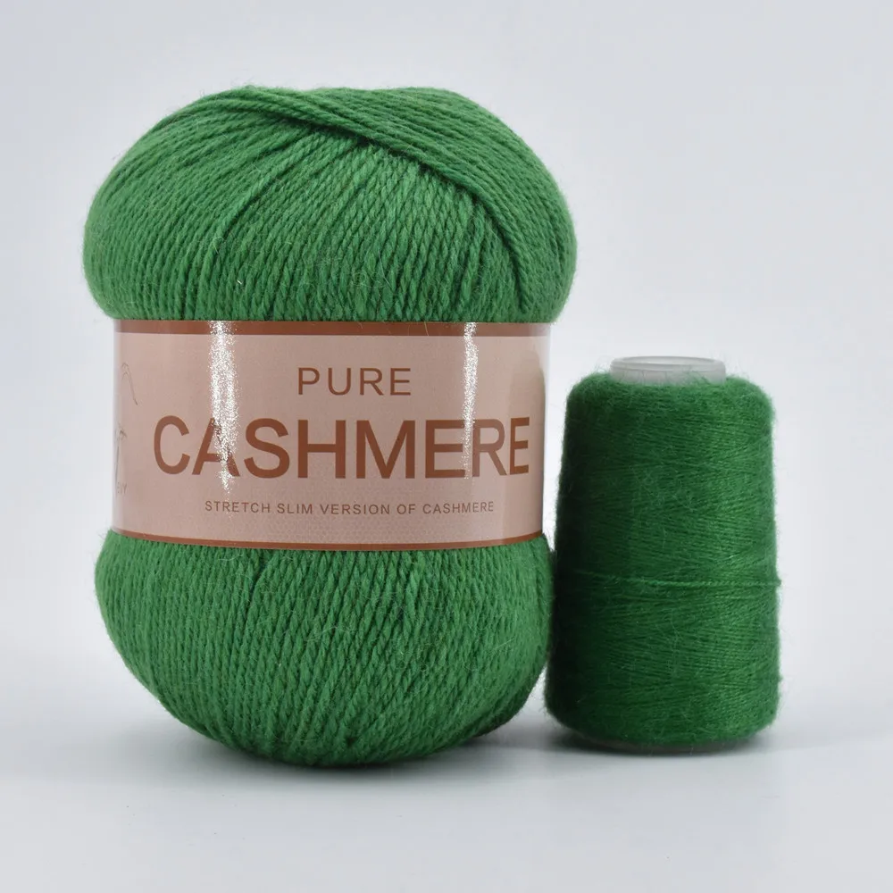 Luxurious Soft 3-Ply Pure Mongolian Cashmere Yarn - 5 Skeins for Crocheting & Knitting