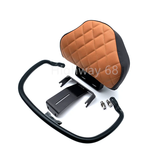 Schienale Passeggero Per Vespa | Cuscino Portapacchi Marrone | Compatibile Primavera Sprint GTS - Foto 7