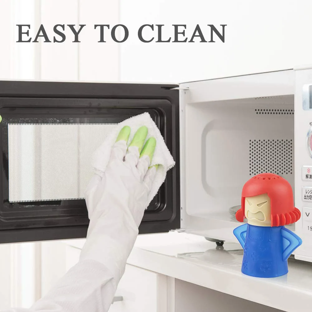 2 Pack Microwave Cleaner Steam Angry-mama Easily Cleans the Crud