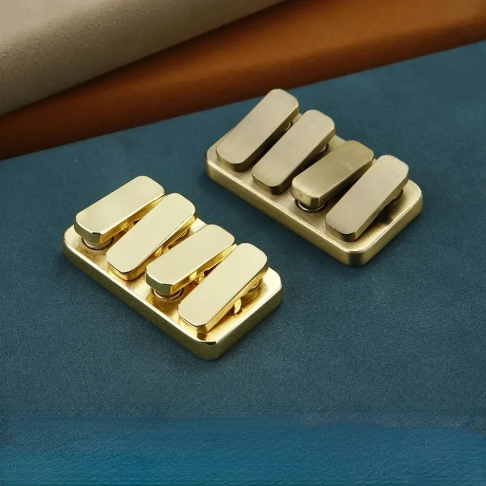 Fidget Toy Rectangular Fidget Press Seesaw Metal Mini Push Card Portable Toy Magnetic Papa Coin Decompression Handle Stress Reliever Toys