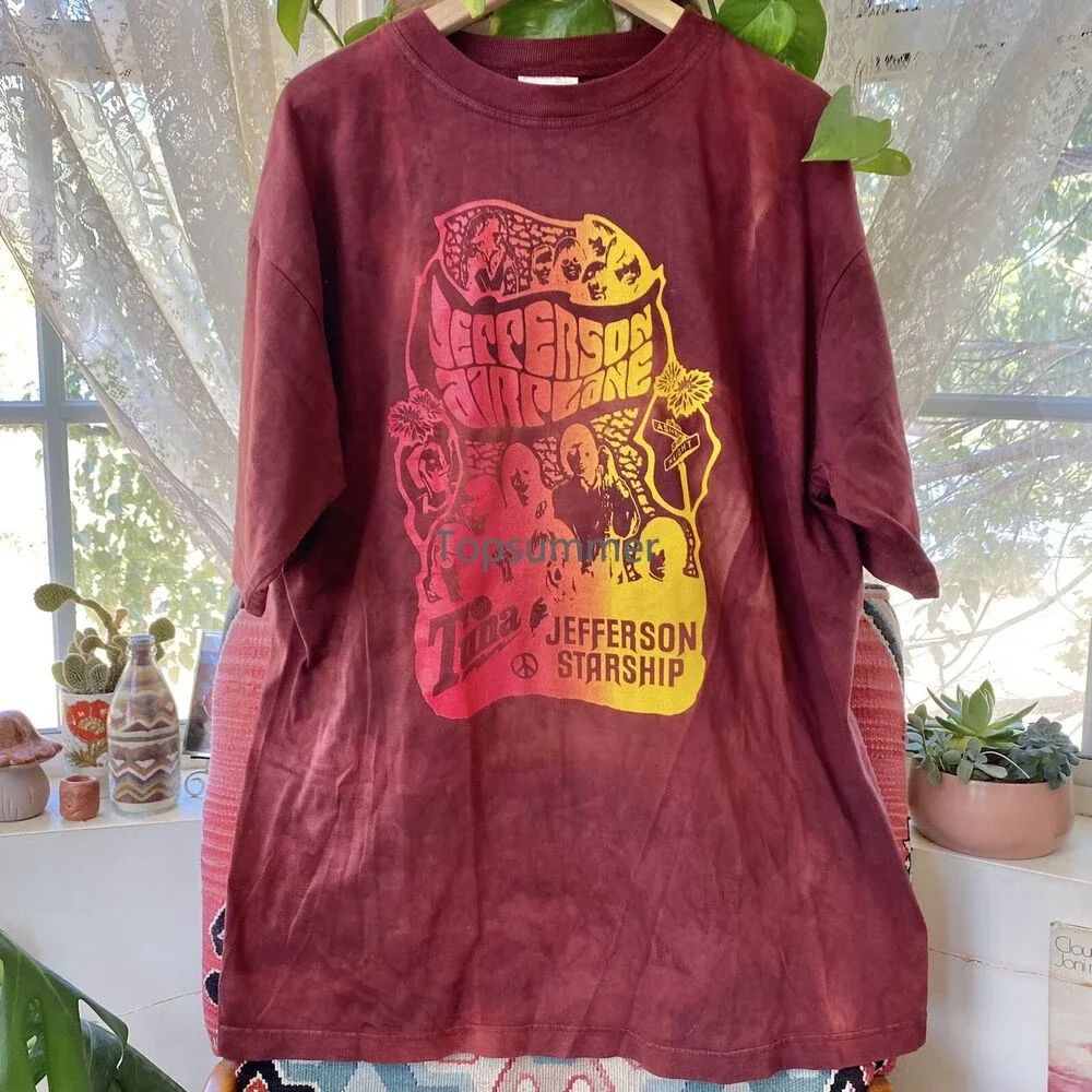 

Jefferson Airplane Jefferson Starship Hot Tuna Vintage 90S Band Tee