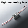 Light on during day