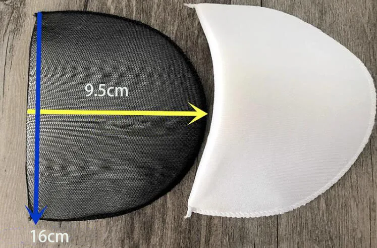Description Picture 3 of item1pair 1cm Soft Good Ductility White Black Comfortable Sponge Shoulder Pad Sew Shirt Coat Sweater Decorate Supplies