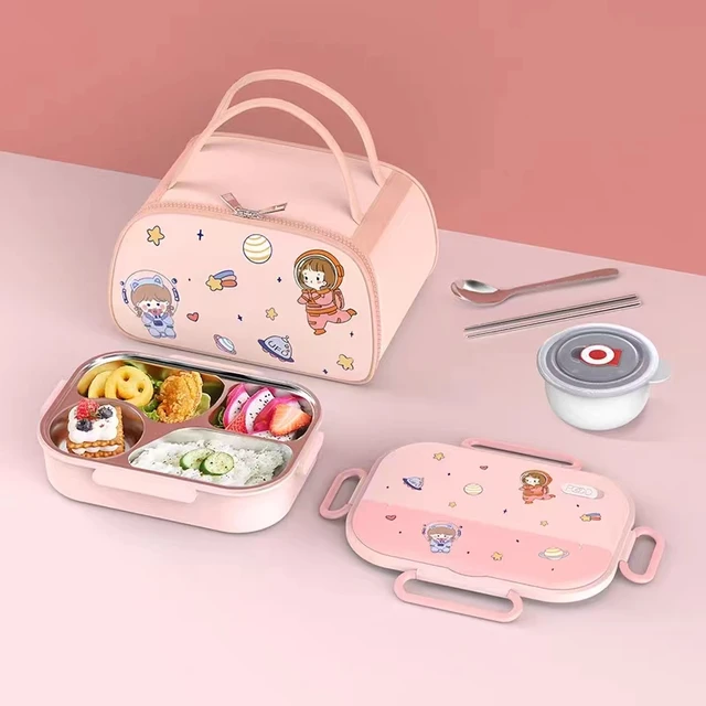 Lunch Box Children School Snack  Lunch Box Kids School Children - Cute  Bento Lunch - Aliexpress