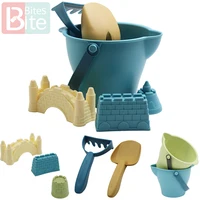 Baby Sand play Toys Beach Castle Mold Bucket Kids Outdoors Sandbox Set Sand Accessories Building Outdoor Kids Sand Toy Summer 1