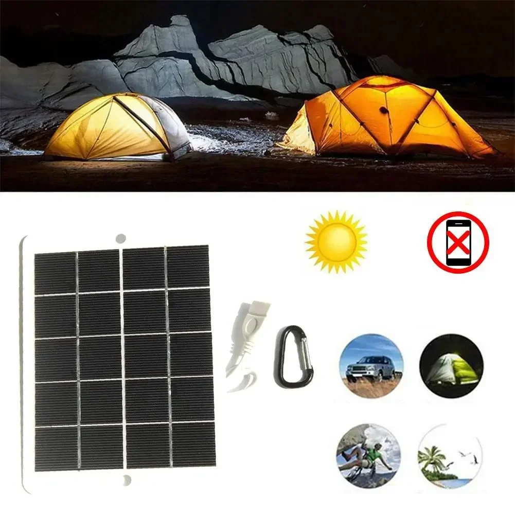Phone Solar Charger USB Solar Panel Power Bank Charging Generator For 6W 5V High-selling Tool Accessories